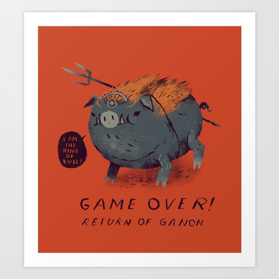 ganon Art Print