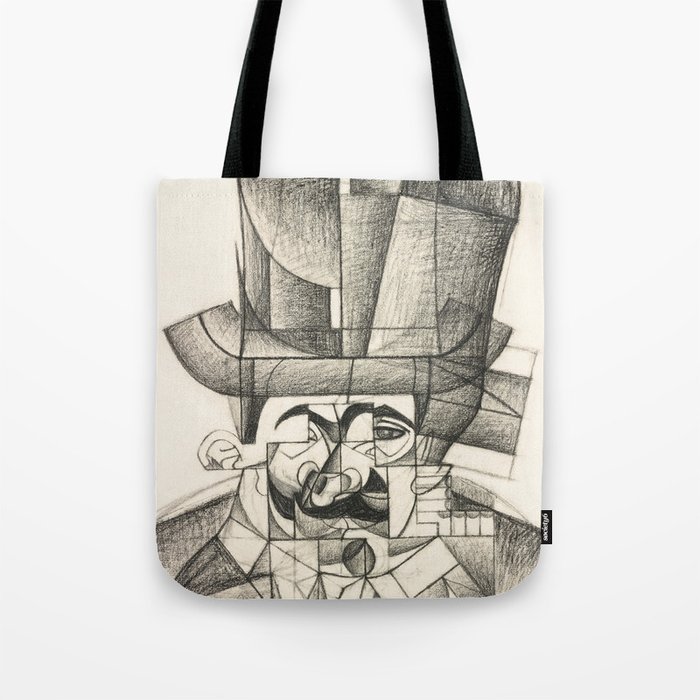Juan Gris "Man with Opera Hat" Tote Bag