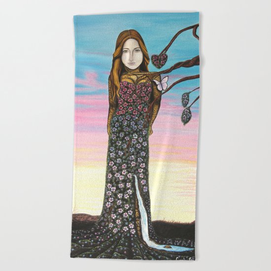 L'amour irrésistible Beach Towel