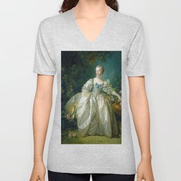 Madame Bergeret, by Francois Boucher V Neck T Shirt