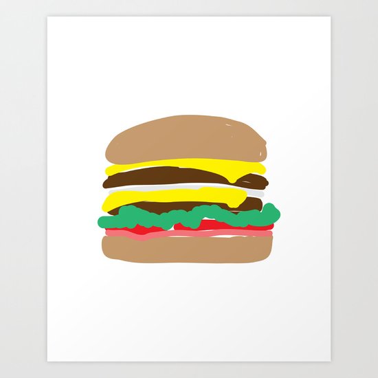Double Double Art Print
