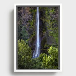 Multnomah Falls  6-27-19 Framed Canvas