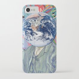 Van Gogh Planet Earth and my Graffiti Art.  iPhone Case
