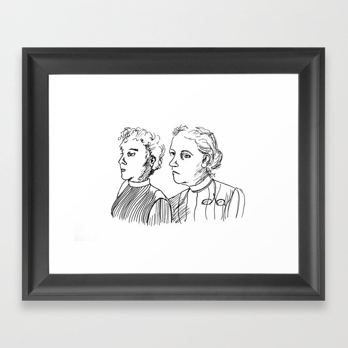 Frauen Framed Art Print
