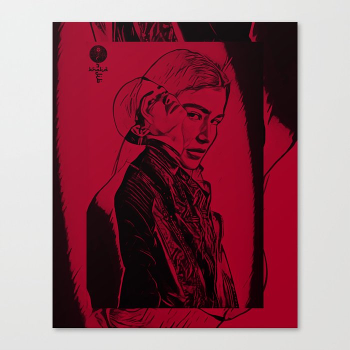 two face  Canvas Print