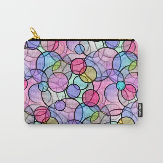 Pastel Circles Carry-All Pouch