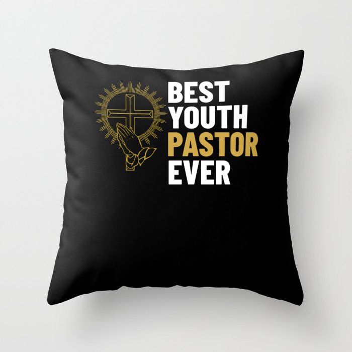 Youth Pastor Church Minister Clergy Christian Throw Pillow