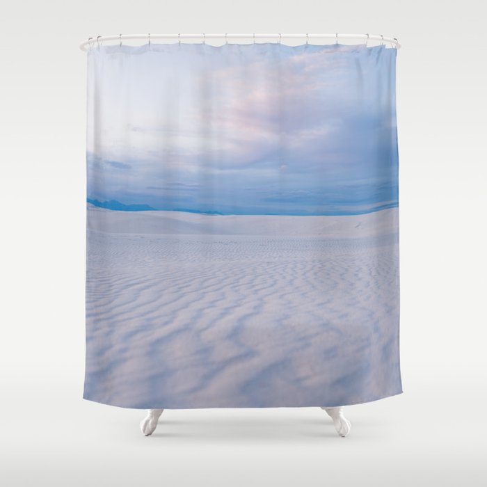 White Sands Pastel Sky Shower Curtain