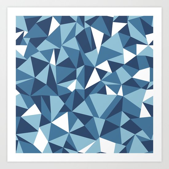 Ab Blues Art Print