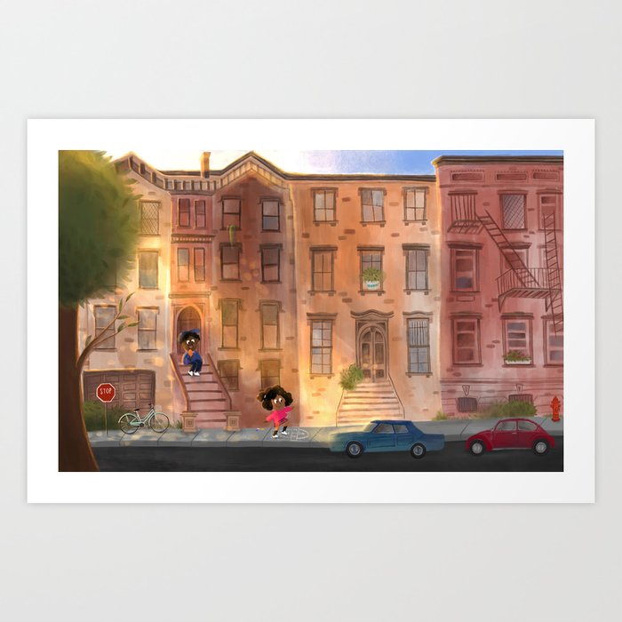 Brooklyn Streets Art Print