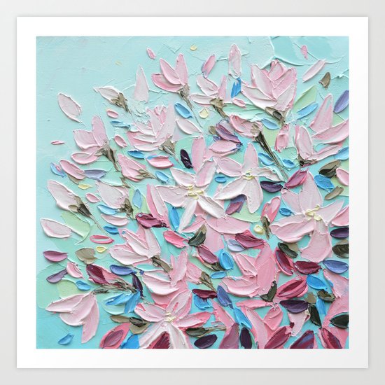 District Blooms Art Print