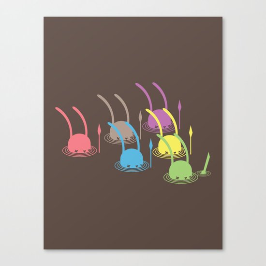 NIGHT INVADERS CROSSING - C V Canvas Print