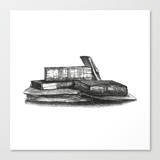Books 2 Canvas Print