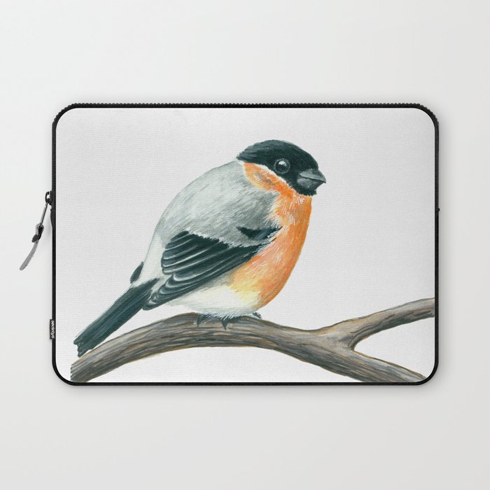 Bullfinch bird Laptop Sleeve