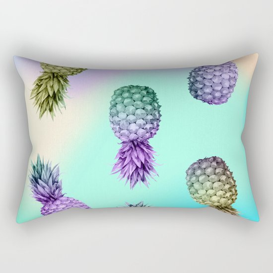 Pineapple Glow Rectangular Pillow