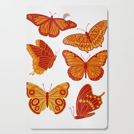 Texas Butterflies – Orange and Yellow Cutting Board