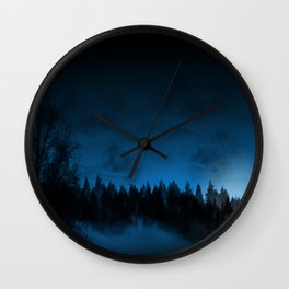 Night sky Wall Clock