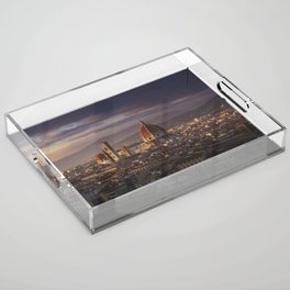 Florence Duomo Cathedral at Sunset Acrylic Tray