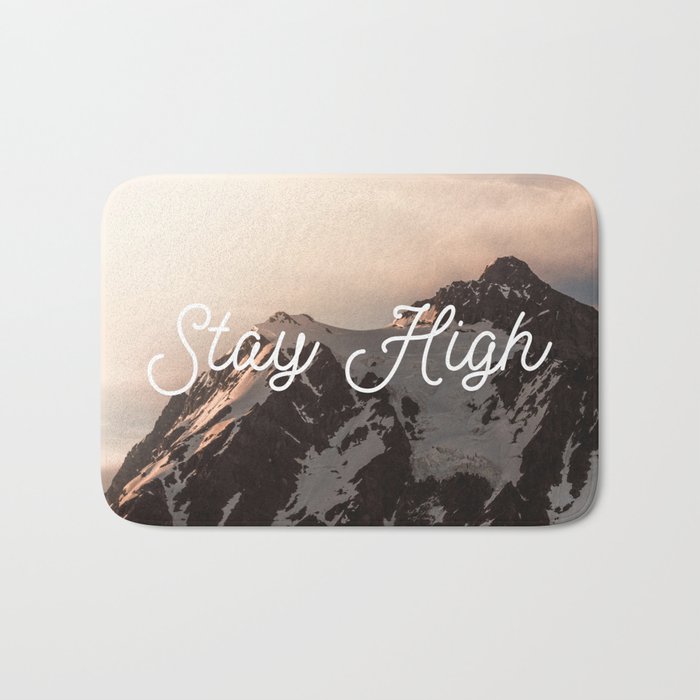 Stay High - Mt Shuksan Bath Mat