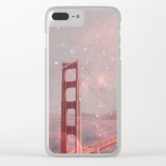 Stardust Covering San Francisco Clear iPhone Case