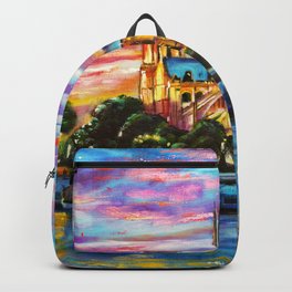 Paris, Notre Dame Cathedral  Backpack