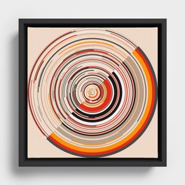 Arcs 13 Framed Canvas