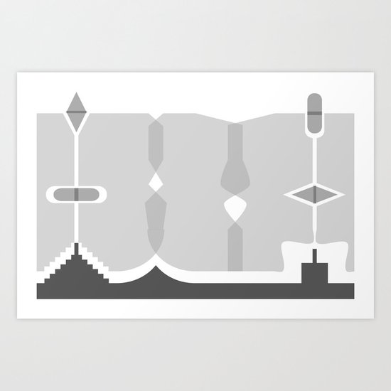 Asymmetry 1 Art Print