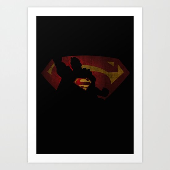 The man of sky Art Print