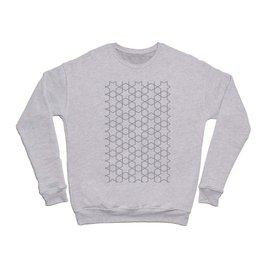 Tessellation Line Pattern 14 Abstract Stars Crewneck Sweatshirt