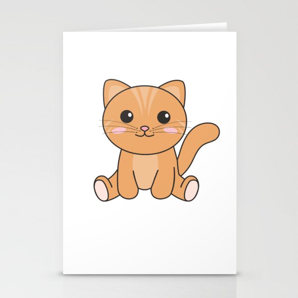Kawaii Cat Cute Manga Anime Cats Stationery Cards