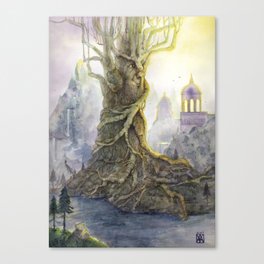 Le vieil arbre - The old tree Canvas Print