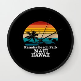 Kanaha Beach Park gift Wall Clock