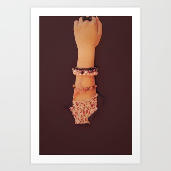 Girl Inside Art Print