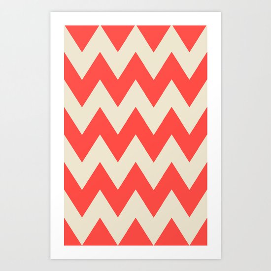Chevronage I Art Print