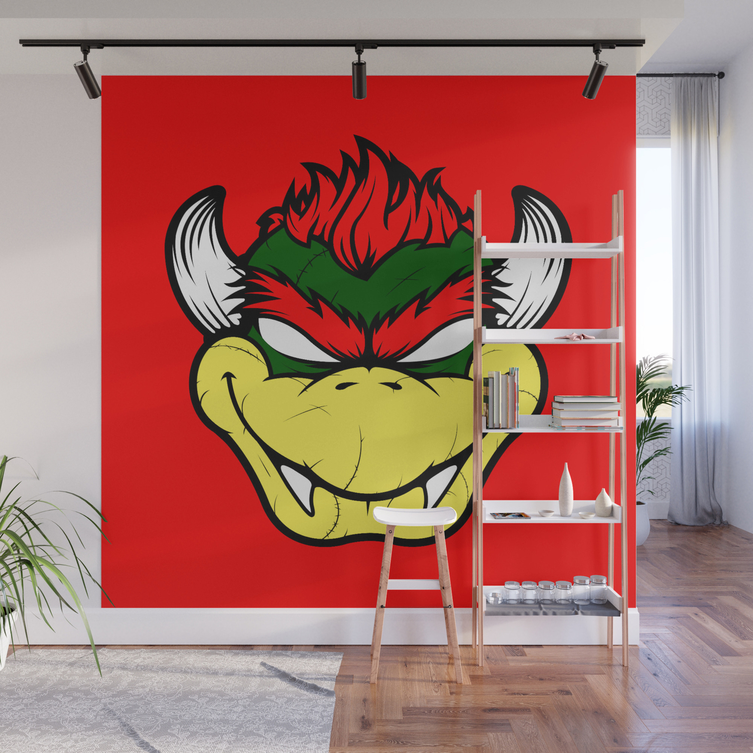 Bowser Wall Mural By Lamanette Society6