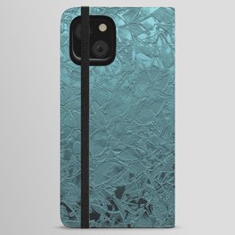 Grunge Relief Floral Abstract G165 iPhone Wallet Case