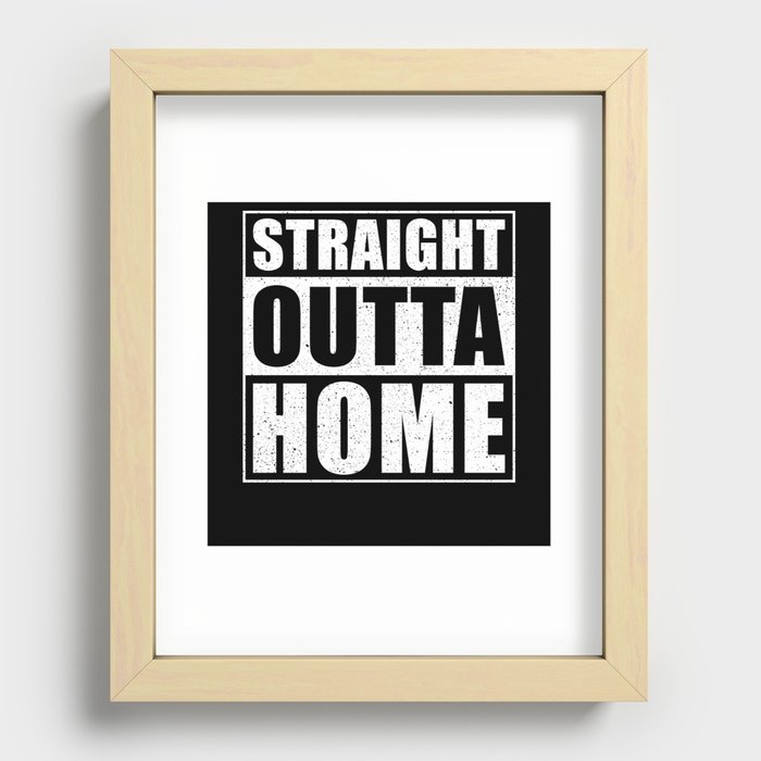 Home Home Saying Recessed Framed Print