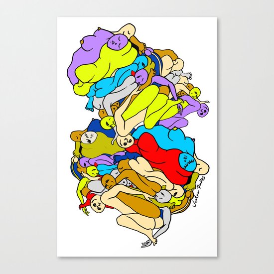 Pillow Talk Love Canvas Print