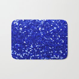 Navy Blue Glitter Bath Mat