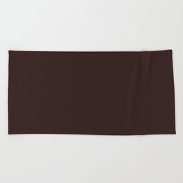 Chocolatopia Brown Beach Towel
