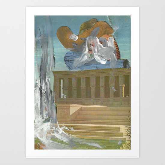 B L O O D Art Print
