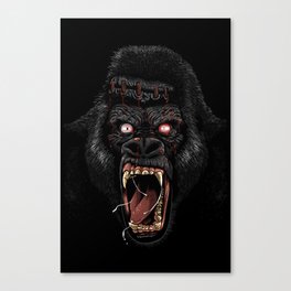 Zombie Gorilla Canvas Print