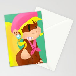 Cute Dixie Kong Stationery Card