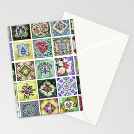 Peranakan Tiles 25x Stationery Card