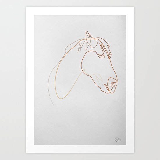 Horse 313 Art Print