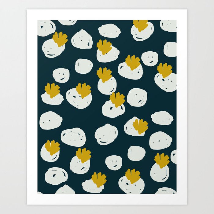 Roslie Modern Print Bold Colors Abstract Pattern Textile Design