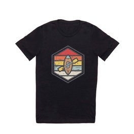 Retro Badge Kayak Light T Shirt