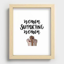 Women Supporting Women Recessed Framed Print