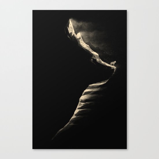 The Mountain Wolf Canvas Print