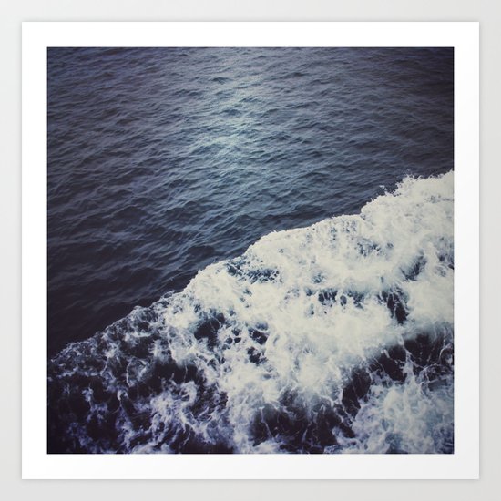Waves. Art Print
